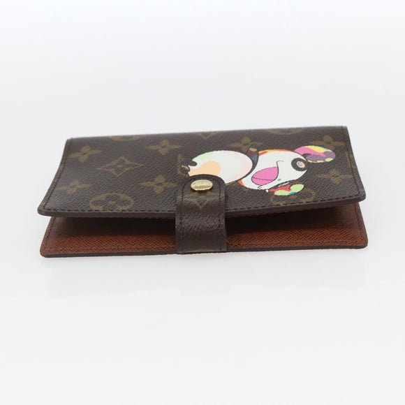 LOUIS VUITTON Monogram Panda Agenda PM Day Planner Cover R20011 LV Auth yk19949V