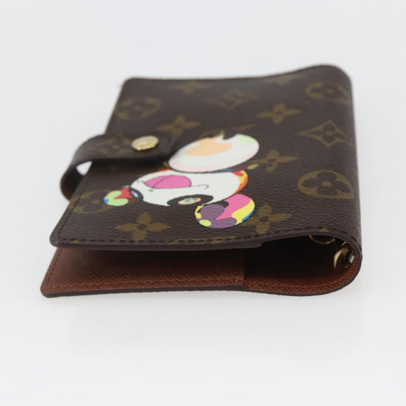 LOUIS VUITTON Monogram Panda Agenda PM Day Planner Cover R20011 LV Auth yk19949V