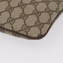 GUCCI GG Supreme Web Sherry Line Bag PVC Beige Gold 904 02 047 Auth yk19952-15