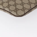 GUCCI GG Supreme Web Sherry Line Bag PVC Beige Gold 904 02 047 Auth yk19952-16