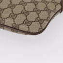 GUCCI GG Supreme Web Sherry Line Bag PVC Beige Gold 904 02 047 Auth yk19952-17