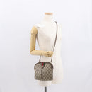 GUCCI GG Supreme Web Sherry Line Bag PVC Beige Gold 904 02 047 Auth yk19952-23
