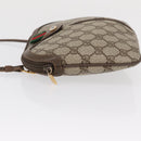 GUCCI GG Supreme Web Sherry Line Bag PVC Beige Gold 904 02 047 Auth yk19952-4