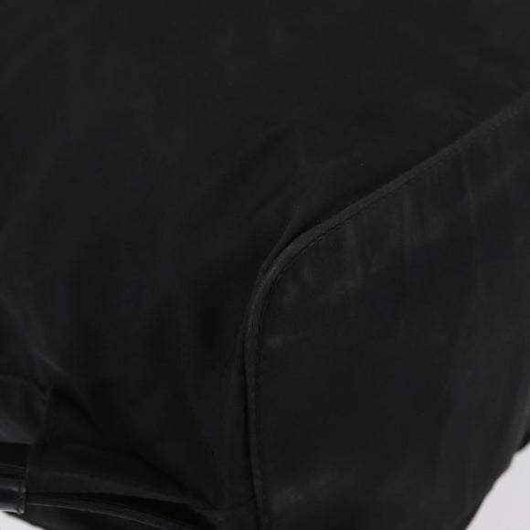 PRADA Backpack Nylon Black Silver Auth yk19964