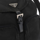 PRADA Backpack Nylon Black Silver Auth yk19964-17