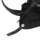 PRADA Backpack Nylon Black Silver Auth yk19964-18