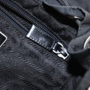 PRADA Backpack Nylon Black Silver Auth yk19964-23