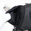 PRADA Backpack Nylon Black Silver Auth yk19964-25