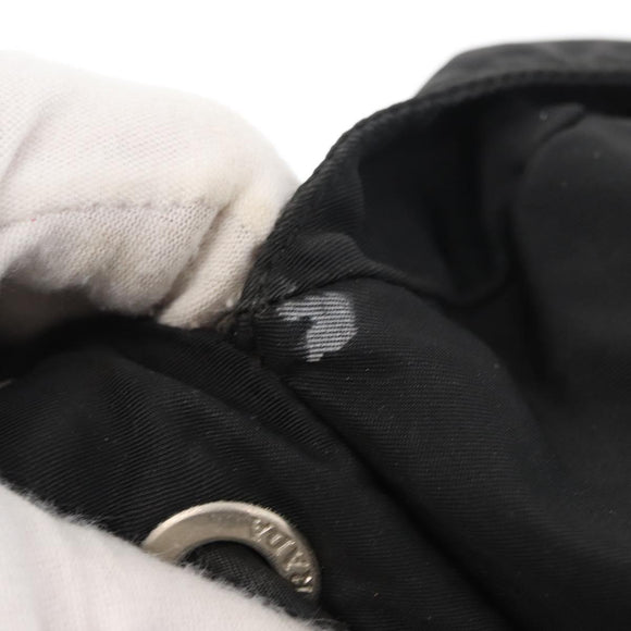PRADA Backpack Nylon Black Silver Auth yk19964