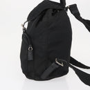 PRADA Backpack Nylon Black Silver Auth yk19964-4