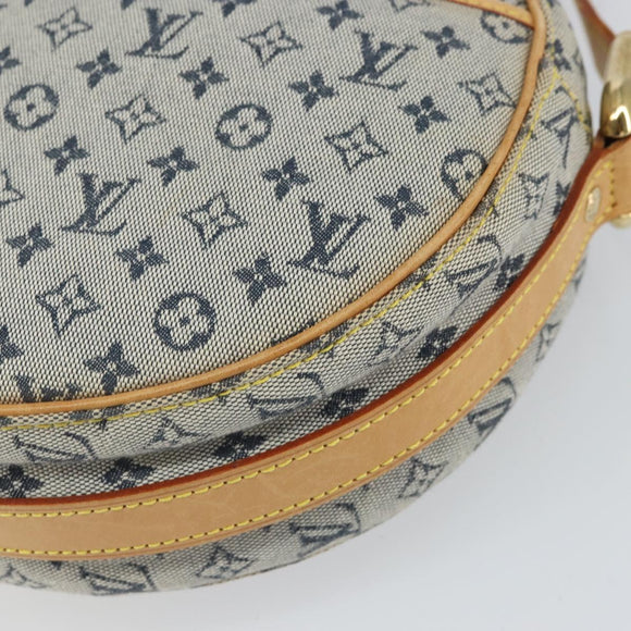 LOUIS VUITTON Monogram Mini Jeanne GM Shoulder Bag Blue M92000 LV Auth yk19968