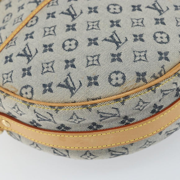 LOUIS VUITTON Monogram Mini Jeanne GM Shoulder Bag Blue M92000 LV Auth yk19968