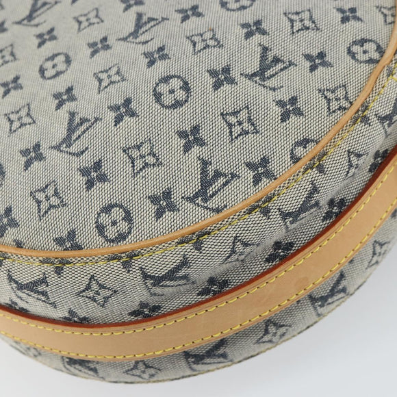 LOUIS VUITTON Monogram Mini Jeanne GM Shoulder Bag Blue M92000 LV Auth yk19968