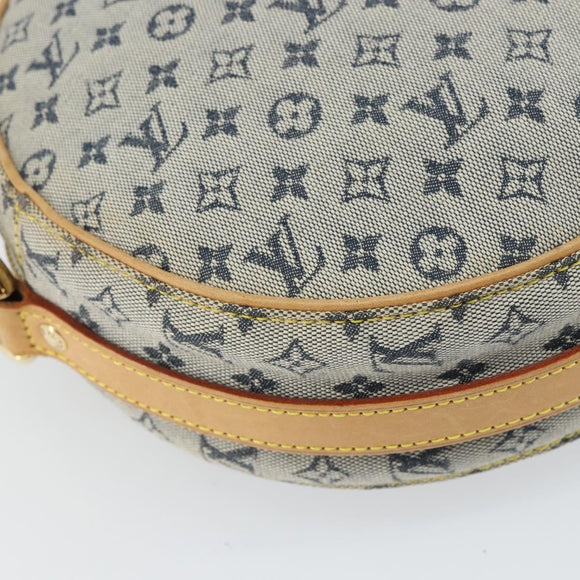 LOUIS VUITTON Monogram Mini Jeanne GM Shoulder Bag Blue M92000 LV Auth yk19968