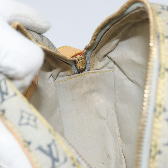 LOUIS VUITTON Monogram Mini Jeanne GM Shoulder Bag Blue M92000 LV Auth yk19968