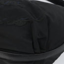 PRADA Schultertasche Nylon Schwarz Silber Original yk19971-9