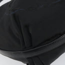 PRADA Schultertasche Nylon Schwarz Silber Original yk19971-14