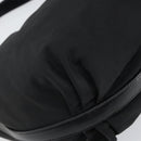 PRADA Schultertasche Nylon Schwarz Silber Original yk19971-16