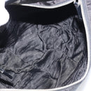 PRADA Schultertasche Nylon Schwarz Silber Original yk19971-11