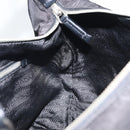 PRADA Schultertasche Nylon Schwarz Silber Original yk19971-18
