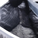 PRADA Schultertasche Nylon Schwarz Silber Original yk19971-19