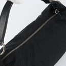 PRADA Shoulder Bag Nylon Black Silver Auth yk19971-6