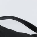 PRADA Schultertasche Nylon Schwarz Silber Original yk19971-8