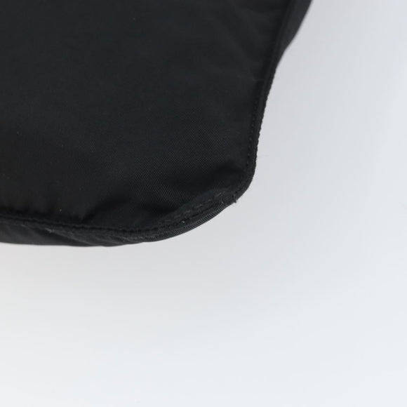 PRADA Shoulder Bag Nylon Black Silver Auth yk19974