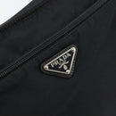 PRADA Shoulder Bag Nylon Black Silver Auth yk19974-17