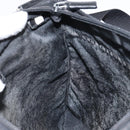 PRADA Shoulder Bag Nylon Black Silver Auth yk19974-19