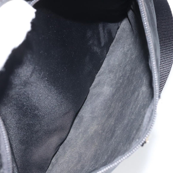 PRADA Shoulder Bag Nylon Black Silver Auth yk19974