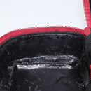 GUCCI Horsebit Vanity Bag Handtasche Wildleder Rot Gold 032 1705 0141 Auth yk19984-19