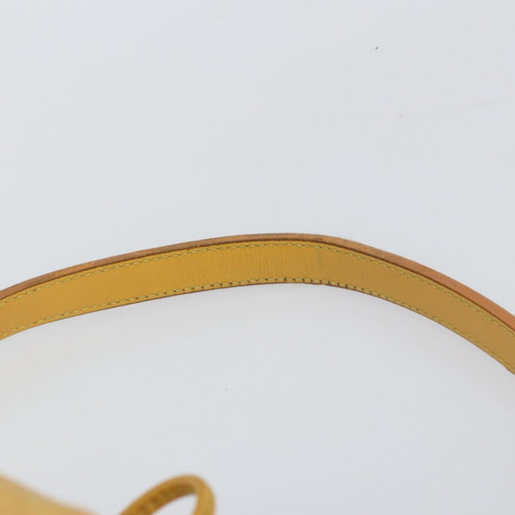 LOUIS VUITTON Epi Petit Noe Shoulder Bag Yellow M44109 LV Auth yk19985