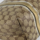 GUCCI GG Crystal Tote Bag Coated Canvas Beige Gold 197953 Auth yk19987-13