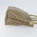 GUCCI GG Crystal Tote Bag Coated Canvas Beige Gold 197953 Auth yk19987-4