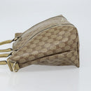 GUCCI GG Crystal Tote Bag Coated Canvas Beige Gold 197953 Auth yk19987-5