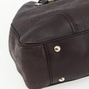 GUCCI Guccissima GG Canvas Tote Bag Leather Brown Gold 163805 Auth yk19990-14