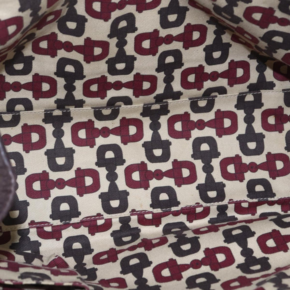 GUCCI Guccissima GG Canvas Tote Bag Leather Brown Gold 163805 Auth yk19990