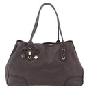 GUCCI Guccissima GG Canvas Tote Bag Leather Brown Gold 163805 Auth yk19990-13