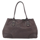 GUCCI Guccissima GG Canvas Tote Bag Leather Brown Gold 163805 Auth yk19990-2