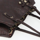 GUCCI Guccissima GG Canvas Tote Bag Leather Brown Gold 163805 Auth yk19990-6