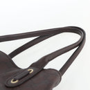 GUCCI Guccissima GG Canvas Tote Bag Leather Brown Gold 163805 Auth yk19990-8