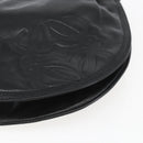 LOEWE Anagram Shoulder Bag Leather Black Gold Auth yk19995-9