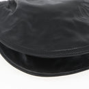 LOEWE Anagram Shoulder Bag Leather Black Gold Auth yk19995-14