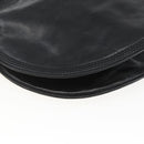 LOEWE Anagram Shoulder Bag Leather Black Gold Auth yk19995-16