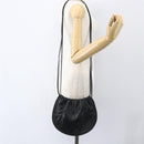 LOEWE Anagram Shoulder Bag Leather Black Gold Auth yk19995-20