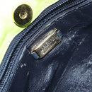 LOEWE Anagram Shoulder Bag Leather Green Gold Auth yk19996-10