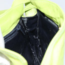 LOEWE Anagram Shoulder Bag Leather Green Gold Auth yk19996-17