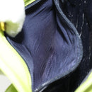 LOEWE Anagram Shoulder Bag Leather Green Gold Auth yk19996-12