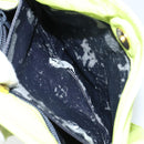 LOEWE Anagram Shoulder Bag Leather Green Gold Auth yk19996-19